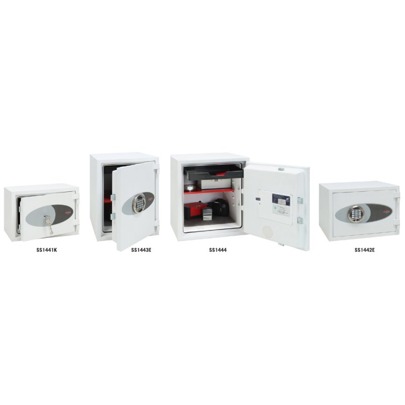 Phoenix kluis SS1444E Tres, signaalwit, elektronisch slot, beveiligingsklasse S2, 37 liter